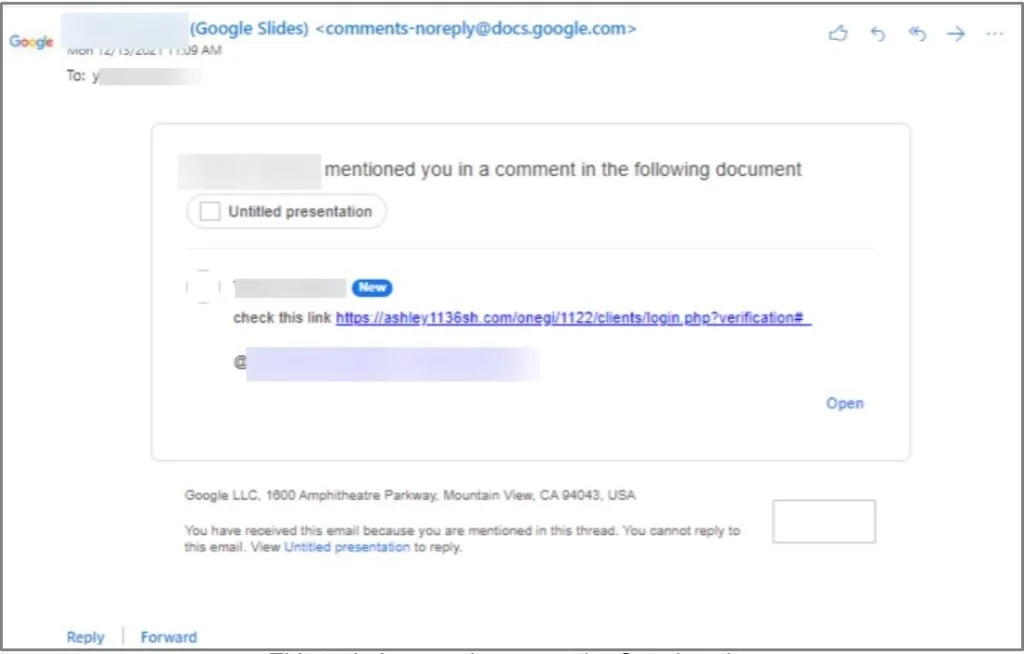 google slides phishing